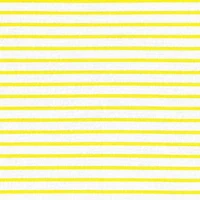 White & Yellow Stripes Cotton Fabric Mini Bolt by Loops & Threads®