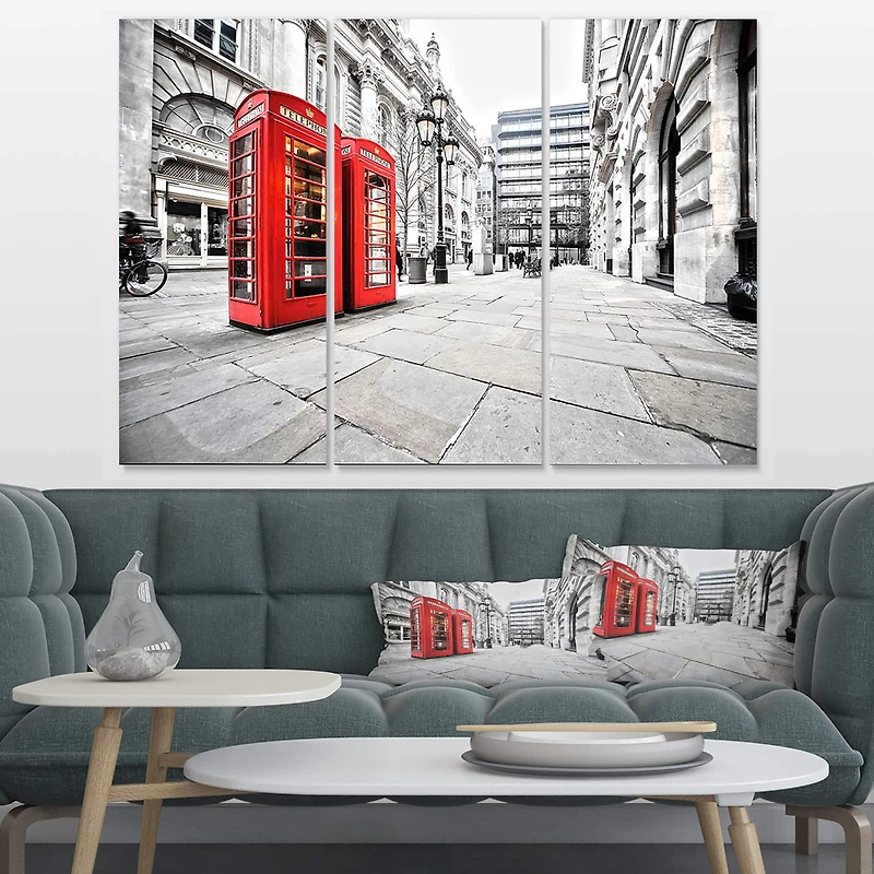 Designart - Phone Booths on Street