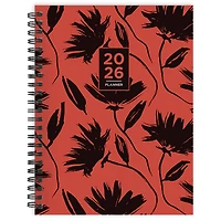 2026 Electric Red Medium Weekly Monthly Planner