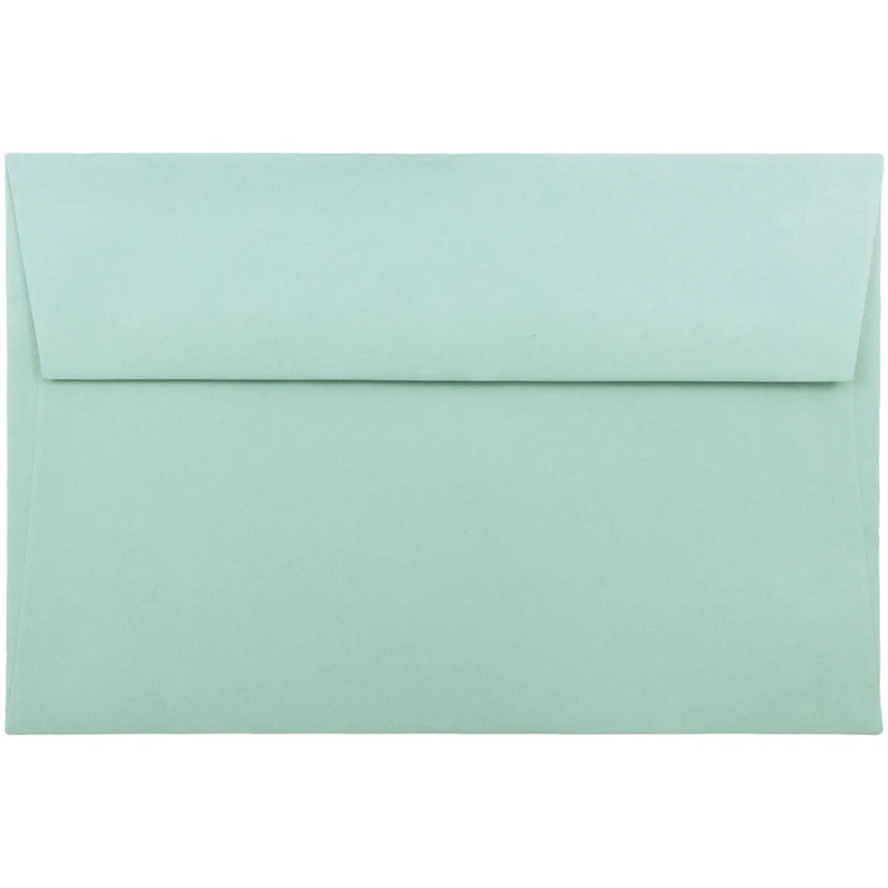 JAM Paper A9 Aqua Blue Invitation Envelopes