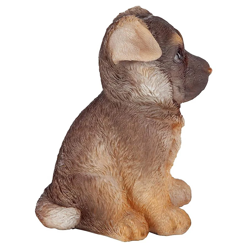 Design Toscano 6.5" German Shepherd Puppy Partner Collectible Dog Statue