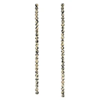 Black & White Dalmatian Jasper Round Beads by Bead Landing