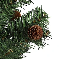 16" Unlit Pine Artificial Christmas Tree with Pinecones in Burlap Bag by Ashland®