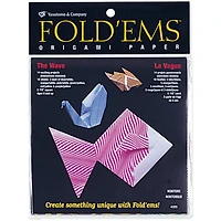 Yasutomo® Fold 'Ems Origami The Wave Paper Project Pack