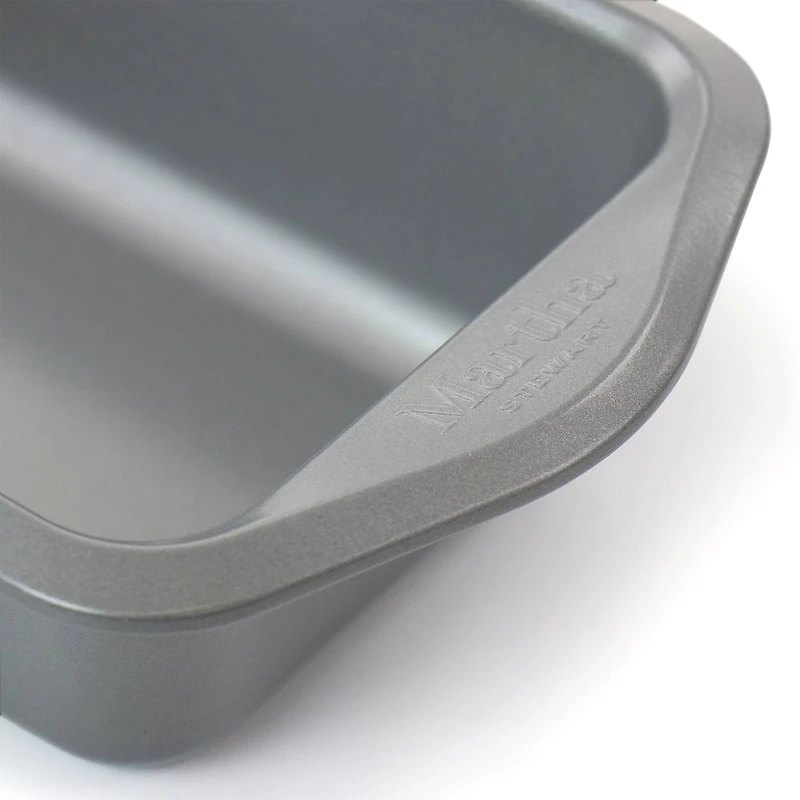 Martha Stewart Gray 9" Nonstick Carbon Steel Loaf Pan