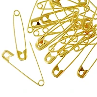12 Packs: 20 ct. (240 total) 2" Gold Quilter's Safety Pins by Loops & Threads™