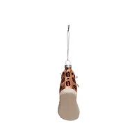 4" Leopard Spot Shoes Glass Ornament by Ashland®