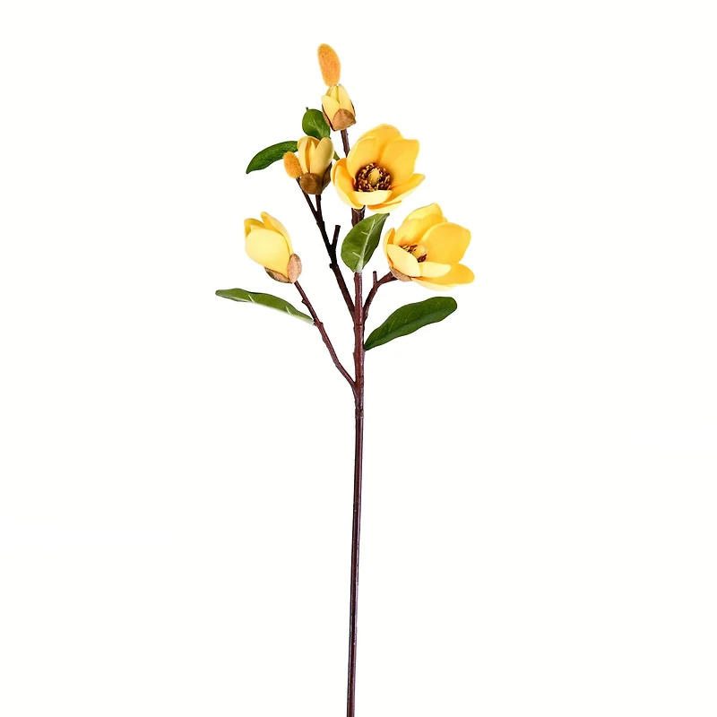 Yellow Magnolia Stem, 3ct.