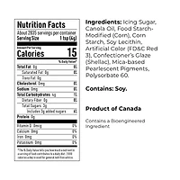 AC Food Crafting 5mm Bulk Pearlized Sequin Sprinkles, 25lb.