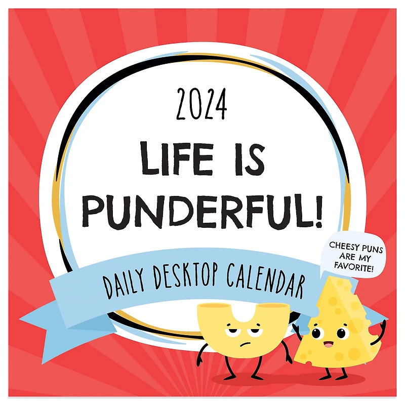 TF Publishing 2024 Puns of Fun Daily Desktop Calendar
