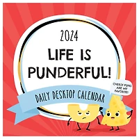 TF Publishing 2024 Puns of Fun Daily Desktop Calendar
