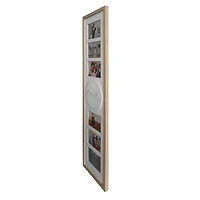 6 Opening 4" x 6" Natural Woodgrain Family Collage Frame with Mat by Studio Décor®