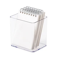 12 Pack: Small Clear Pegboard Storage Bin by Simply Tidy™