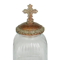 Brown Polystone Traditional Decorative Jar Set