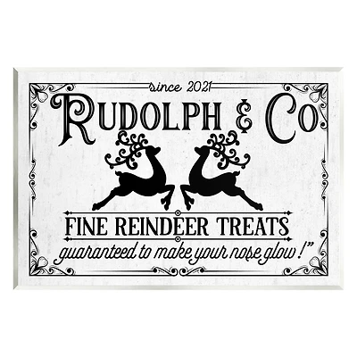 Stupell Industries Rudolph & Co Vintage Sign Wall Plaque Art