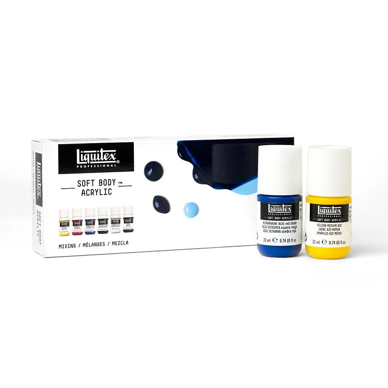 6 Packs: 6 ct. (36 total) Liquitex® Soft Body™ Acrylic Paint Mixing Set