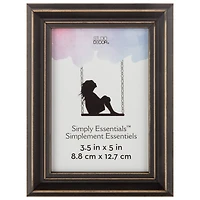 Simply Essentials™ Distressed Black Wood Frame by Studio Décor