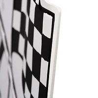 Dodge Raise Hell Flags Embossed Shaped Metal Wall Sign