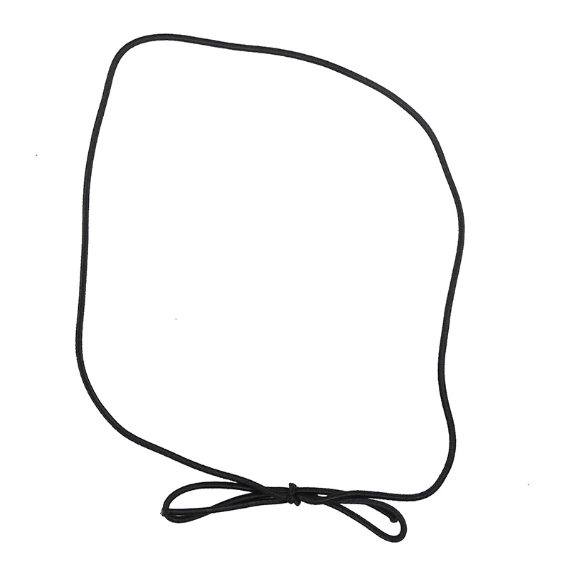 JAM Paper 10" Black Matte Elastic Loop, 50ct.