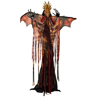 Lighted and Animated Standing Dragon Man with Sound Halloween Figure - 5.75'