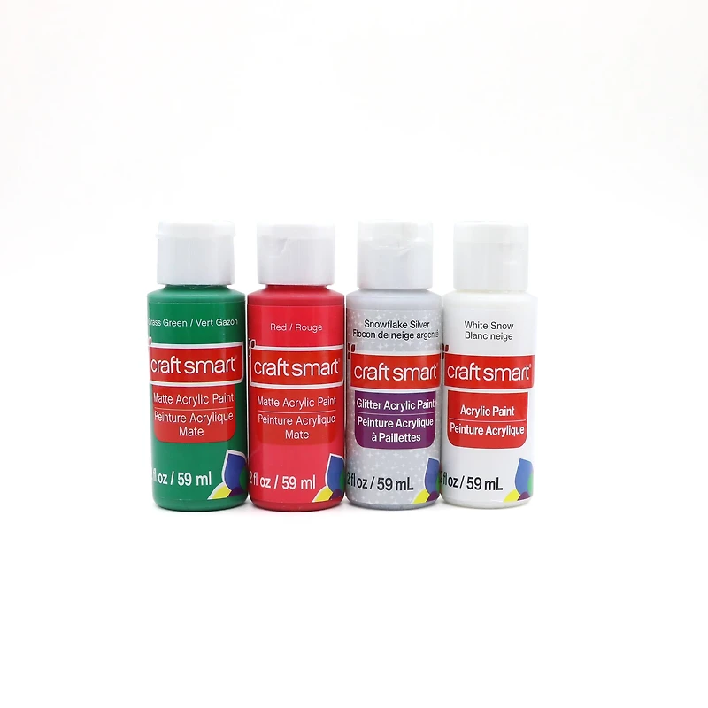 Peppermint Plaid Acrylic Paint Value Set by Craft Smart®