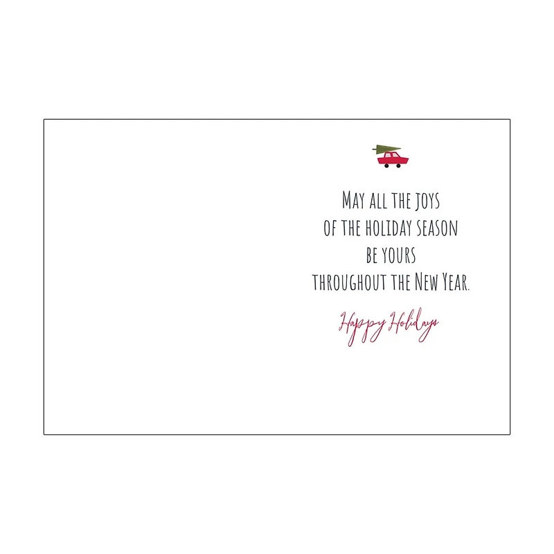 JAM Paper Merriest Holiday Assorted Christmas Cards & Envelopes, 16ct.