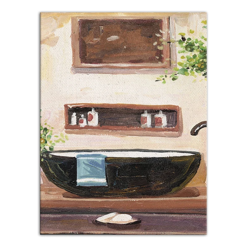 Farmhouse Sink 12" x 16" Canvas Wall Art
