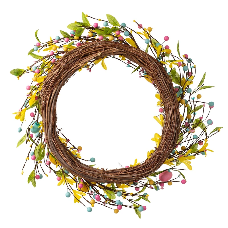 Glitzhome® 22" Easter Egg Wreath