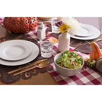 DII® 72" Heavyweight Check Fringed Table Runner