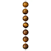 12 Pack:  Amber Tiger Eye Round Beads, 14mm by Bead Landing™