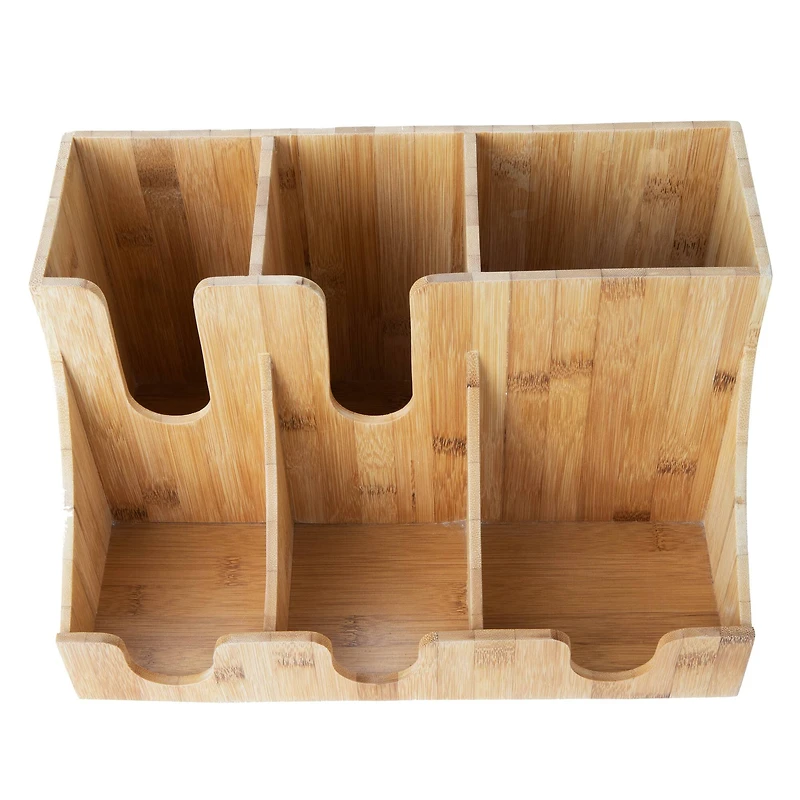 Mind Reader 2-Tier Bamboo Organizer