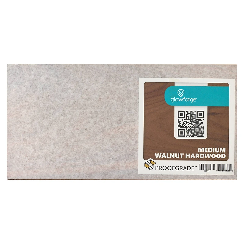 Glowforge® Proofgrade™ Medium Walnut Hardwood, 6" x 12"