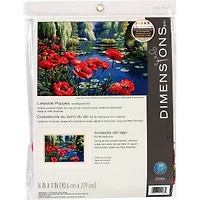 Dimensions® Lakeside Poppies Needlepoint Kit