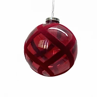 4" Patterned Glass Ball Ornament by Ashland®