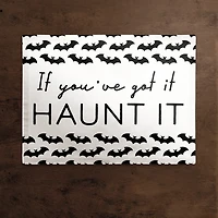 Bat Pattern Polyester Twill Placemat