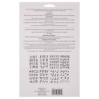 2" Formal Alphabet Stencils by Craft Smart®