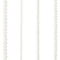12 Pack: Clear Faceted Glass Rondelle Beads by Bead Landing™