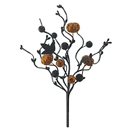 11" Pumpkin Berry Spray Pick by Ashland