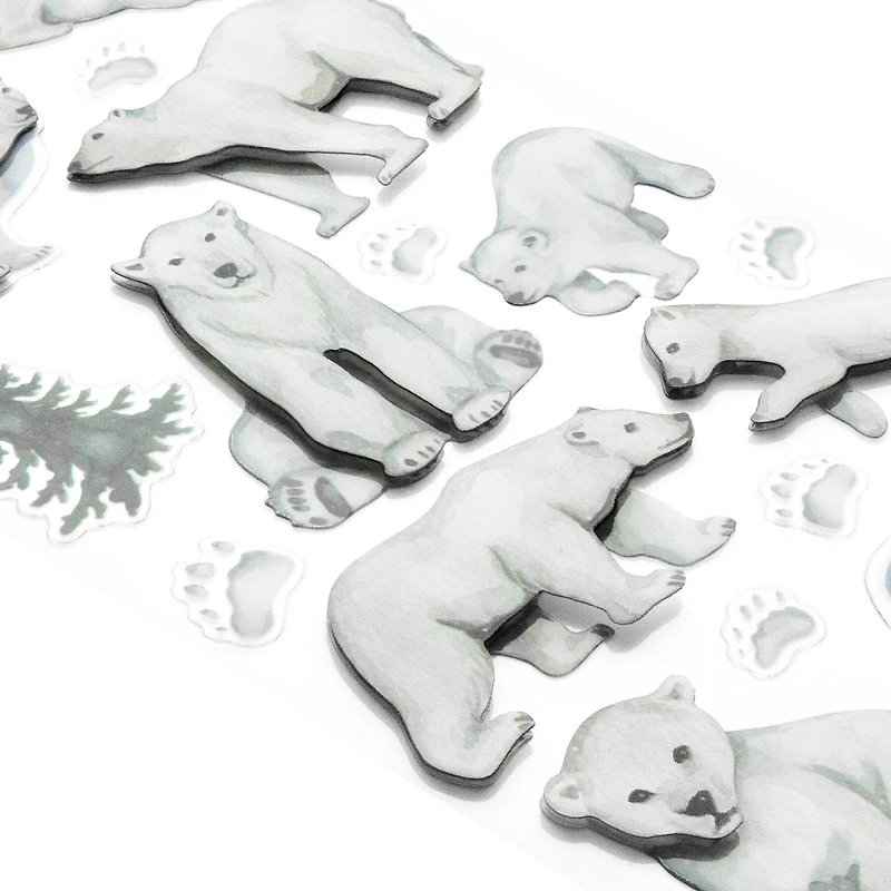 Polar Bear Dimensional Stickers by Recollections™