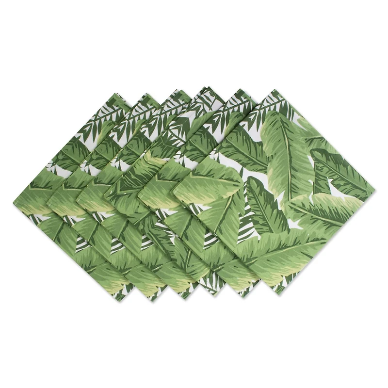 DII® Banana Leaf Print Napkin, 6ct.