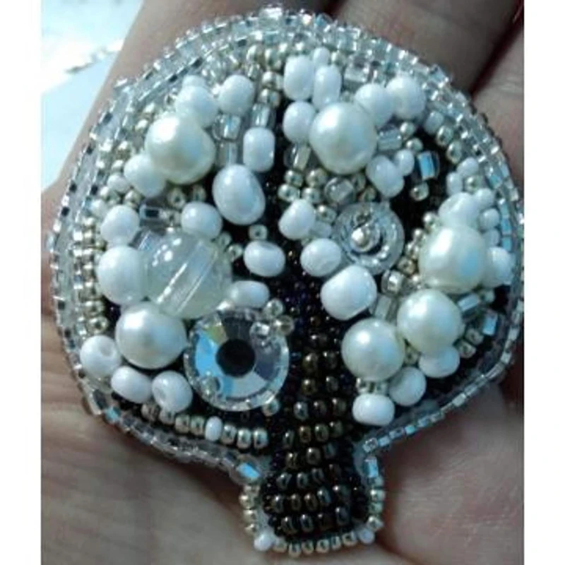 Crystal Art Beadwork Kit For Creating Brooch Tree