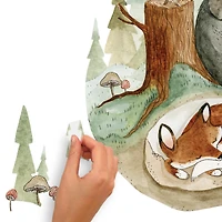 RoomMates Fox & Friends Peel & Stick Giant Wall Decal Set