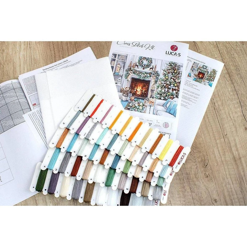 Luca-S Christmas Interior Counted Cross Stitch Kit