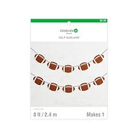 8ft. Football Felt Garland by Celebrate It™