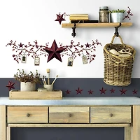 RoomMates Country Stars & Berries Peel & Stick Wall Decals
