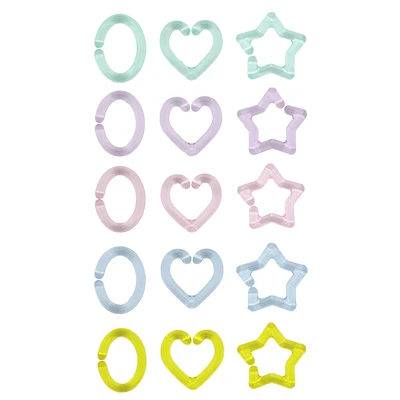 Pastel Heart, Star & Circle Chain Links by Creatology™