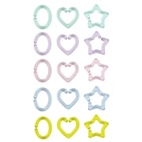 Pastel Heart, Star & Circle Chain Links by Creatology™