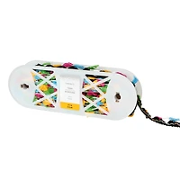 1 3/4" Black Multicolor Tassel Trim Ribbon by Celebrate It®