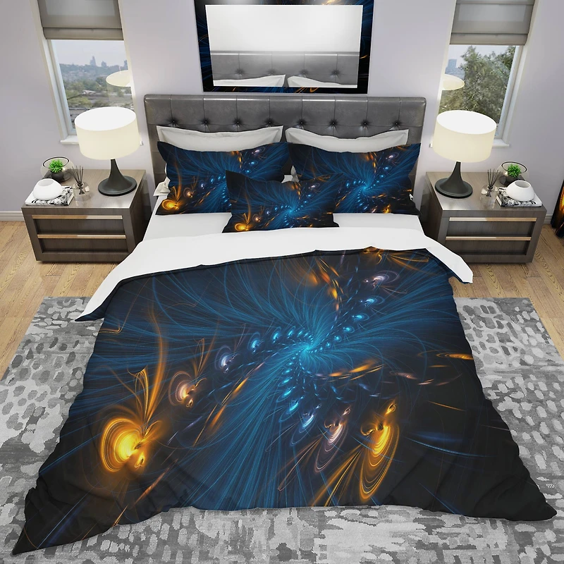 Designart 'Illumination' Modern & Contemporary Bedding Set
