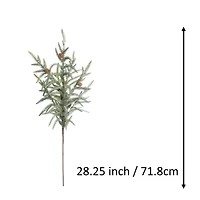 28.25" Green Frosted Soft Pine with Pinecone Stem by Ashland®